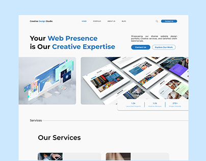 Creative Design Studio Website Design
