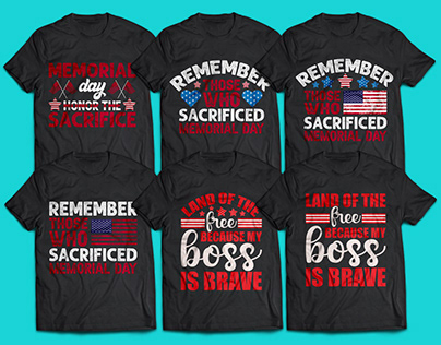 Memorial Day t-shirt design bundle || T-shirt design