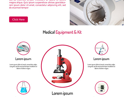 MEDICAL MACHINERY WEBSITE TEMPLATE
