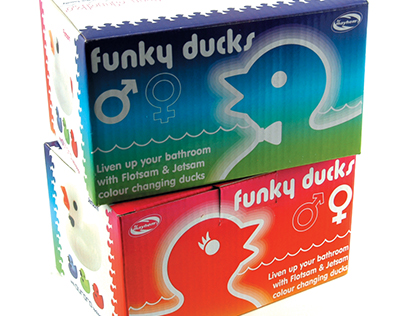 FUNKY DUCKS - packaging artwork [2006]