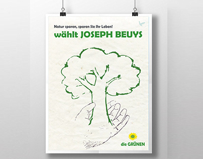 Joseph Beuys Campaign Poster Design