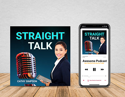 Straight Talk Podcast design