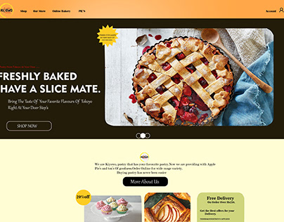 WEBPAGE_DESEIGN FOR KIYOWO PASTRY