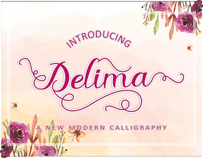 Delima-Script Font