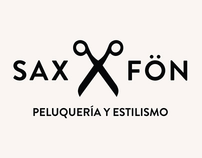 Logo and branding for Sax&Fön