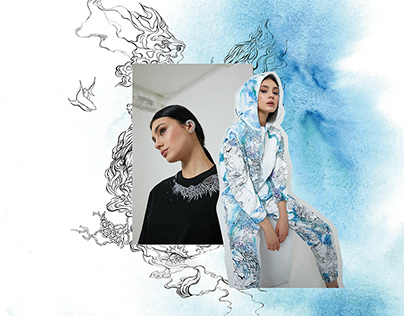Fashion design portfolio "Underwater world"_SS`20