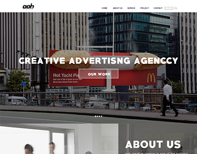 OOH Creative Agency Web Template