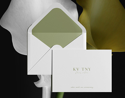 Brand Identity | KV TNY flowers couture