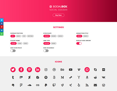 SocialBox - Social Sidebar