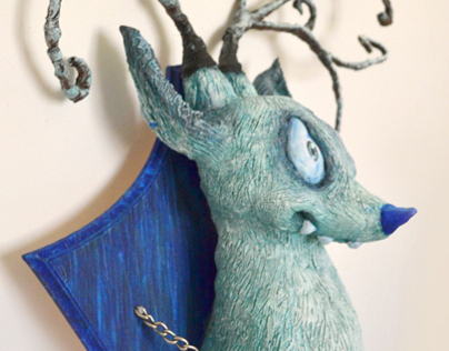 Sculpture: Nivis the frozen deer