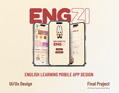 EngZI | English Learning App | Ui/Ux Mobile