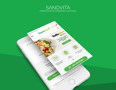 SanoVita - mobile version for Prestashop e-commerce