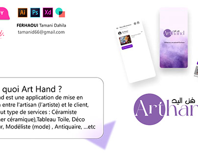 Mobil App "ArtHand" Artisanat UI/UX Case Stady