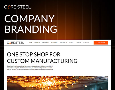 Core Steel Company Branding