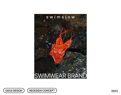 UX/UI. Redesign Concept. Swimslow.