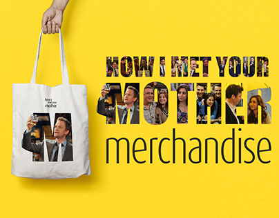 How I met your mother lettering and merchandise