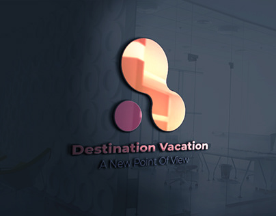 Destination Vacation Logo Mock-Up