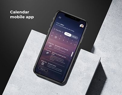 Calendar mobile app