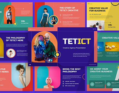 Free Tetict - Creative Agency Keynote