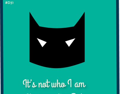 Batman quotes #designdaily