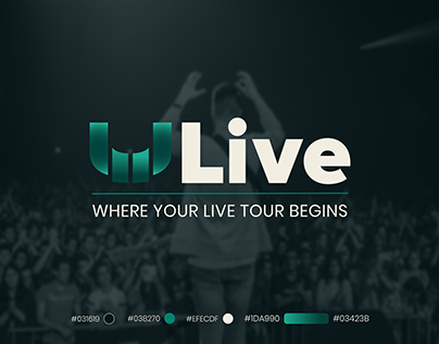 uLive concept app logo