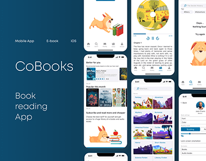Mobile app for reading books | E-book | Apple | IOS