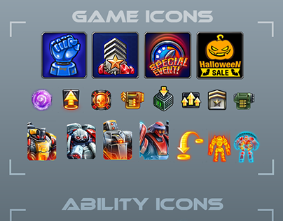Icon Pack for Sci-fi Mobile Game