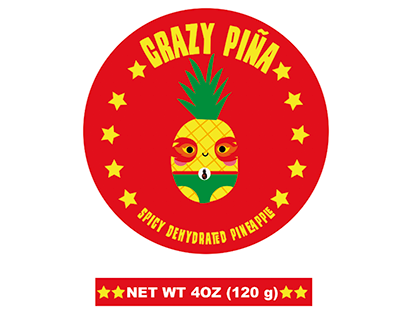 Etiqueta FDA Crazy Piña