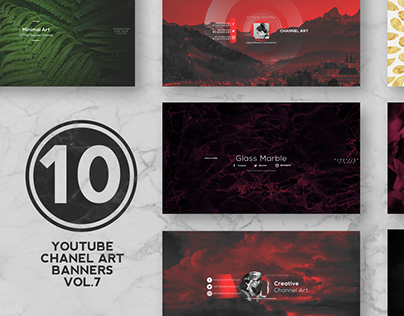 10 Youtube Channel Art Banners vol.7