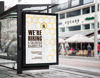 Project thumbnail - Coffee Shop Hiring Poster