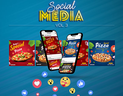 Pizza Social Media Post/Banner Design