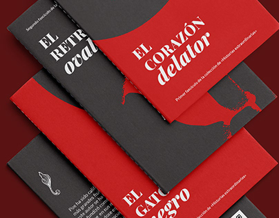 "Colección de libros de ficción" | Diseño editorial