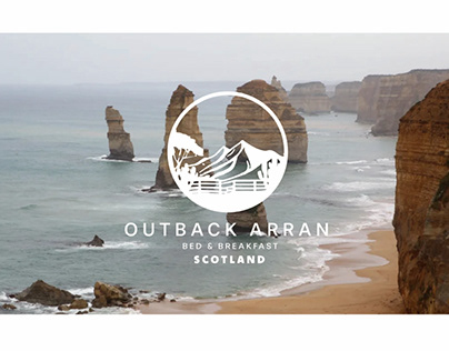 logo design for hostel „OUTBACK ARRAN”
