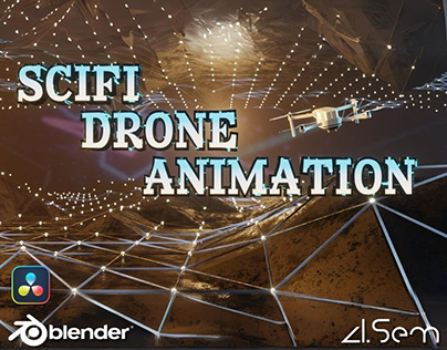 Project thumbnail - Scifi Drone Animation