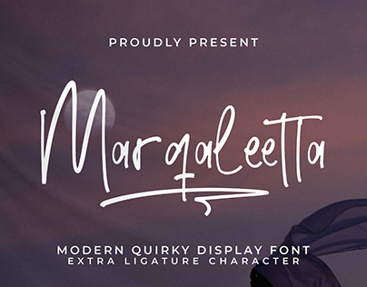 Project thumbnail - Marqaleetta - Modern Quirky Display Font