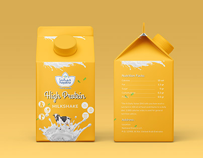 Milkshake Packaging Design