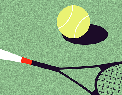 personal illustration: Tennis