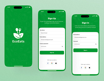EcoEats mobile app