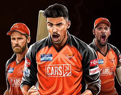 Sunrisers Hydyabad | Illustration Work | IPL 2022