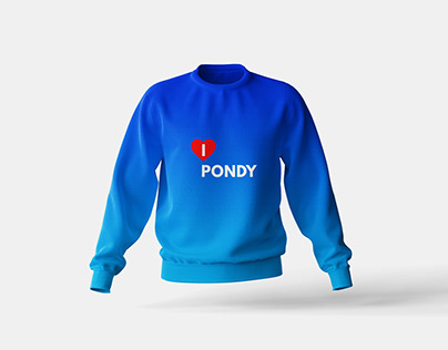 t-shirt design ILove Pondy