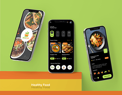 Healthy Food App Design.