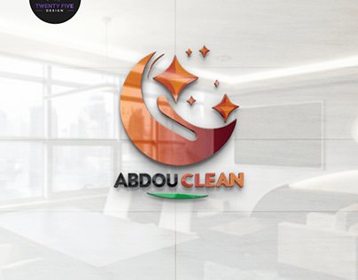 Logo design for "ABDOU CLEAN"
