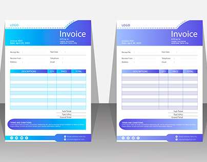 Modern invoice Design Template