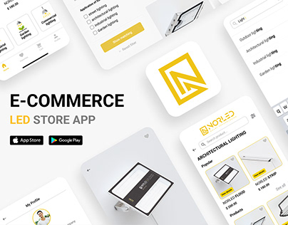 Project thumbnail - NORLED | E-Commerce Mobile App Design
