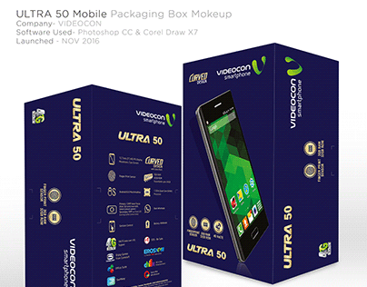 Smartphone Box Packaging Design | Videocon