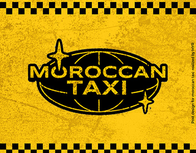 Moroccan Taxi - Y2K typography