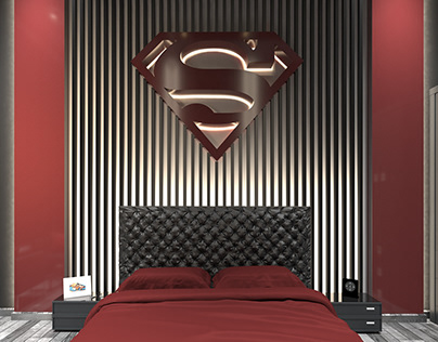 Superman Themed Bedroom