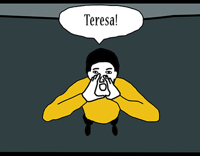 Illustrated Story - The Man who shouted Teresa