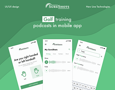 Mobile App with Golfs Podcasts