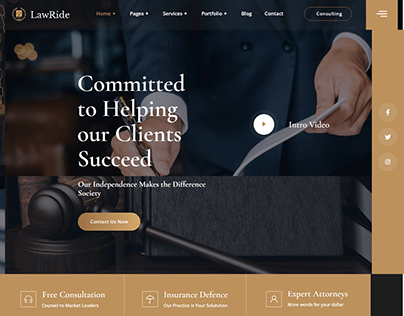 Law Firm website Design